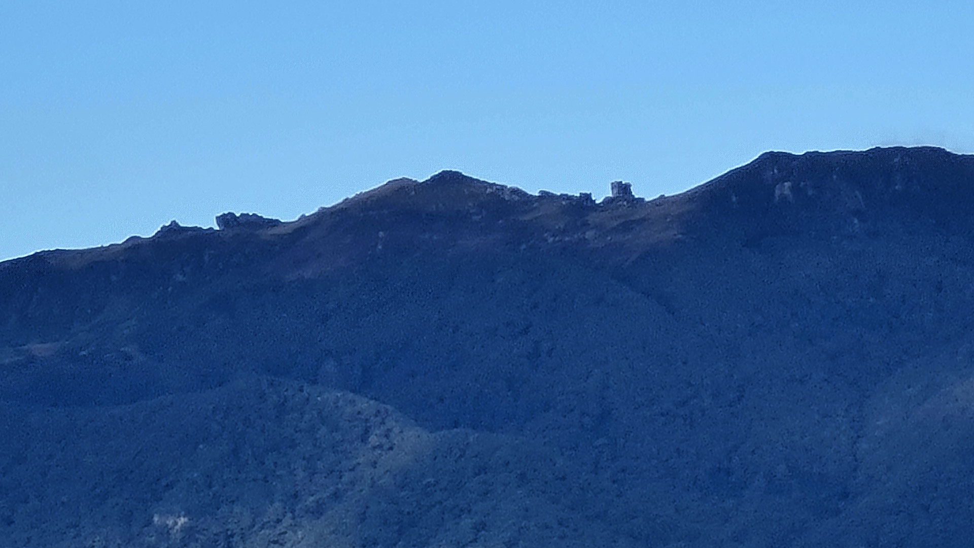 View of the Hump Ridge Track from Rarakau Lodge