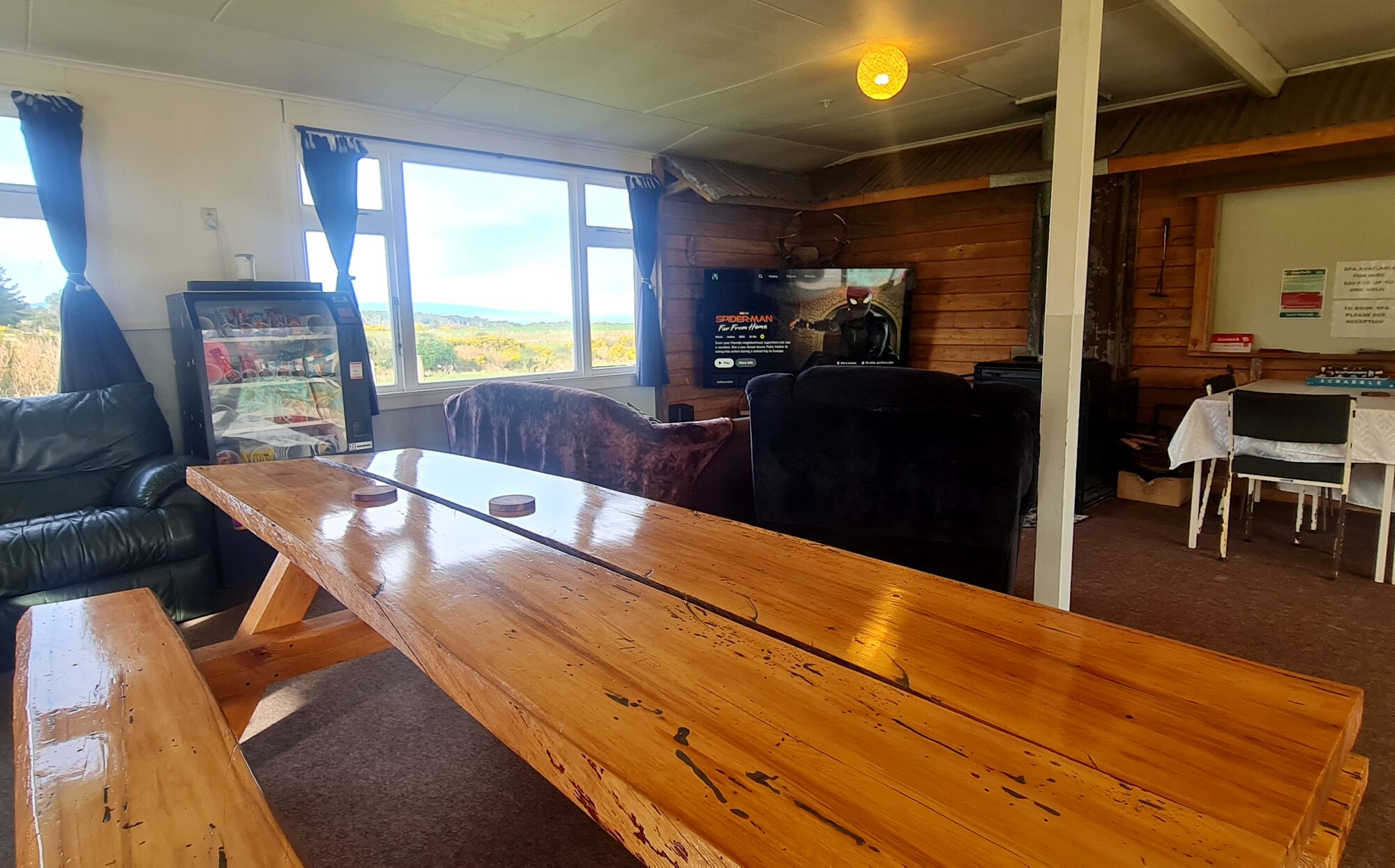 Common room and dining area