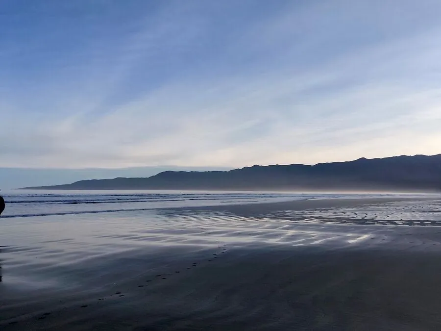 Hump Ridge from the beach