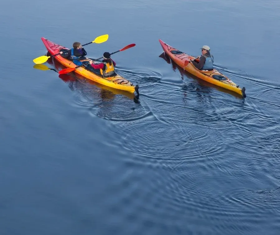 Kayaking the fiords