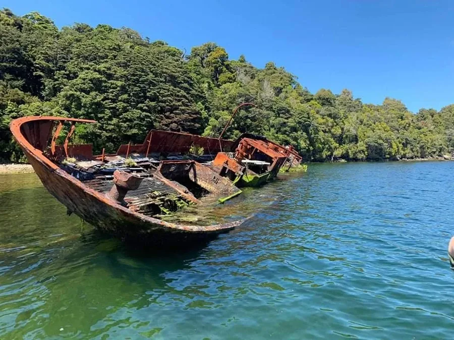 An old shipwreck