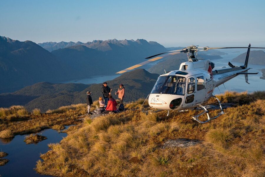 A mountaintop picnic stop