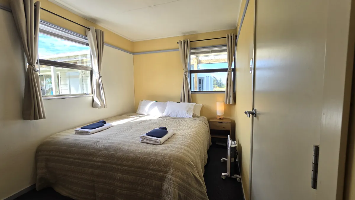 King Room: the two beds joined as a king